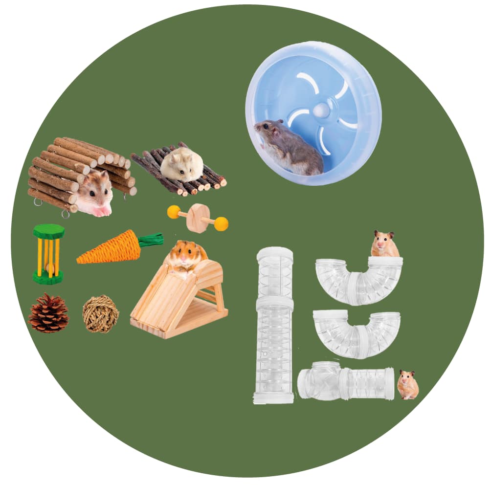 JUGUETES PARA HÁMSTERS