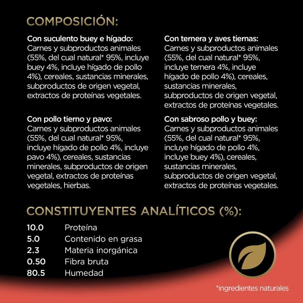 Cesar Comida Húmeda para Perros, Selección de Clásicos en Paté, Multipack (Pack de 3 x 8 Tarrinas x 150g)