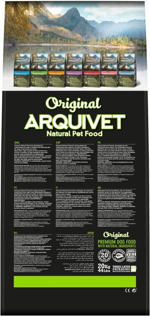 Arquivet Original Senior & Light - Pienso para Perros Adultos Mayores - Pollo y arroz - Comida para Perros - Alimento seco para Perros - Alimentación Canina - Pienso Saludable - 20 Kg