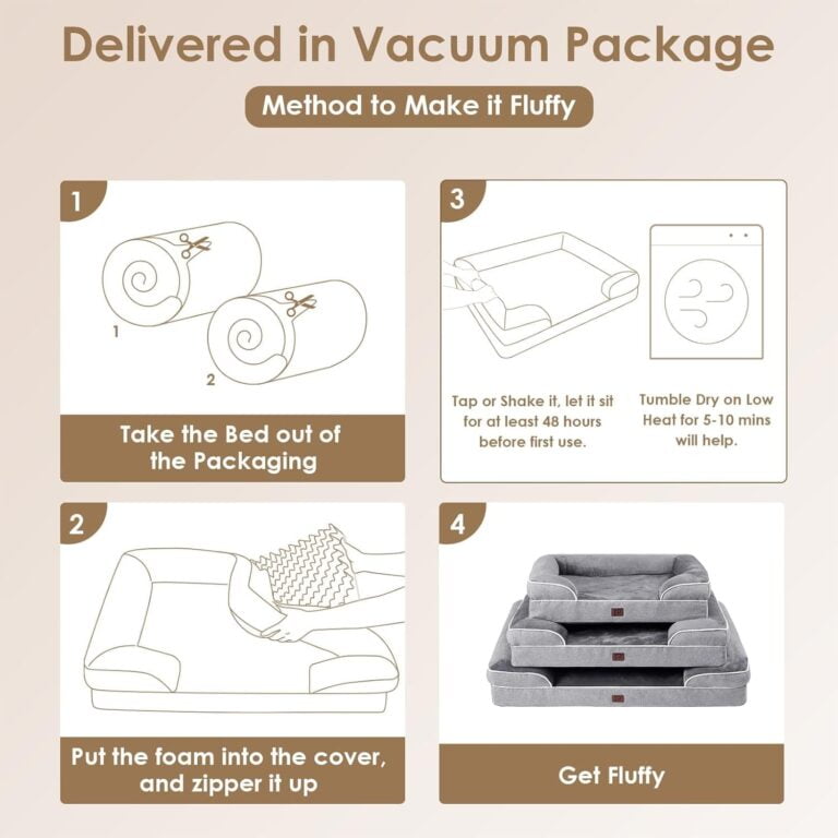 EHEYCIGA Cama Perro Extra Grande 112x81x16cm, Colchon Perro Impermeable Lavable con Espuma Viscoelástica, Sofá Perro Ortopedica Desmontable, Gris