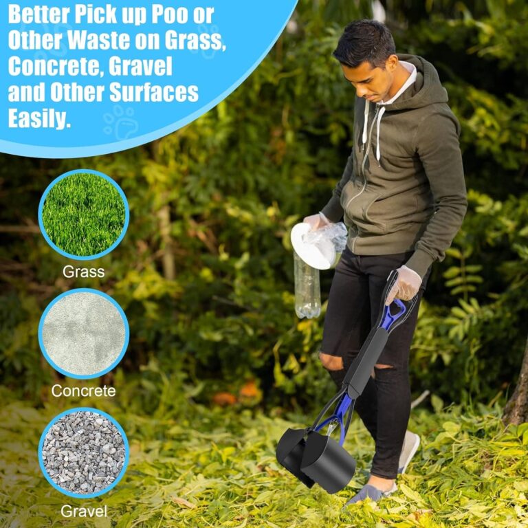 VacFreKep 70cm Pala de Perro,Recoge Cacas de Perros,Pala para Recoger Caca de Perro, Foldable Dog Pooper Scooper