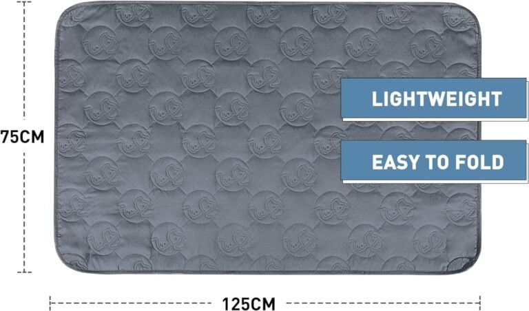 Kritter Planet Manta impermeable para perros Manta a prueba de líquidos para sofá cama Cachorros Gatos Manta Cama Funda protectora para asiento de automóvil Lavable, 125 × 75 cm