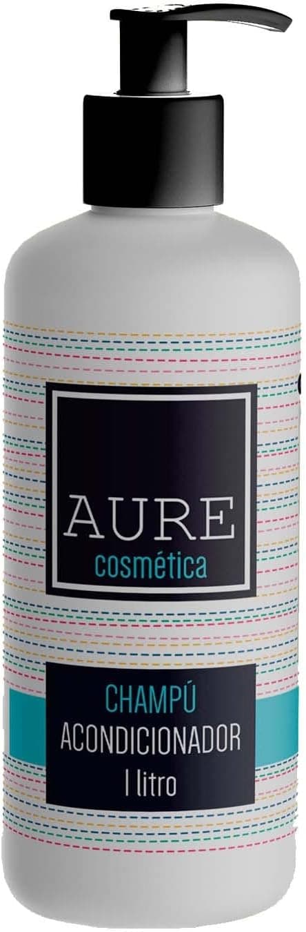Champú Acondicionador para Mascotas - Champú Para Mascotas - Con Vitaminas - Desenreda y Aporta Suavidad - Fortalece y Aporta Brillo - Fácil y Sencillo de Aplicar - 1 Litro - Aure