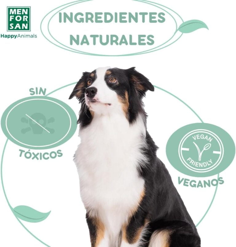 MENFORSAN Champú repelente de insectos para perros 1L, con citronela ingrediente natural