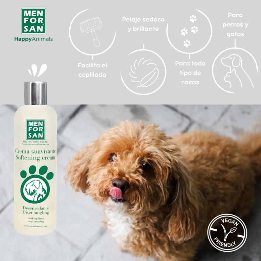MENFORSAN Crema Suavizante Desenredante para perros y gatos - 300ml