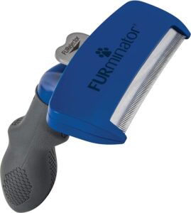 FURminator deShedding, Tool para perros grandes de pelo largo, Cepillo talla L para eliminar el pelo suelto, Diseño mejorado