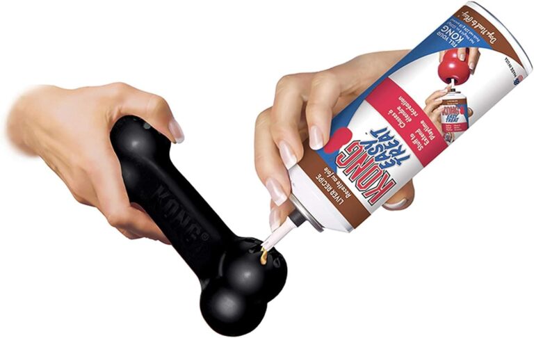 KONG - Extreme Goodie Bone - Hueso para Perro de Caucho, mandíbulas potentes, Negro - para Perros Medianos