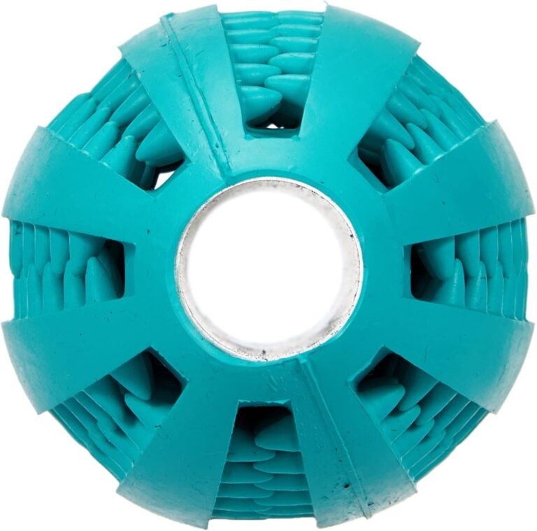TRIXIE Pelota Rugby Denta Fun, Menta, Caucho, 11 cm, Perro, Todos Los Tamaños De Razas