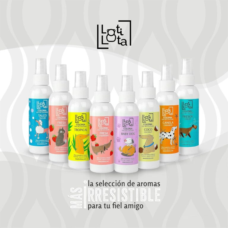 LOTI LOTA Champú Perros Pelo Blanco 500 ml - Intensificador del Color - Brillo y Limpieza - pH Adaptado - Apto Uso frecuente