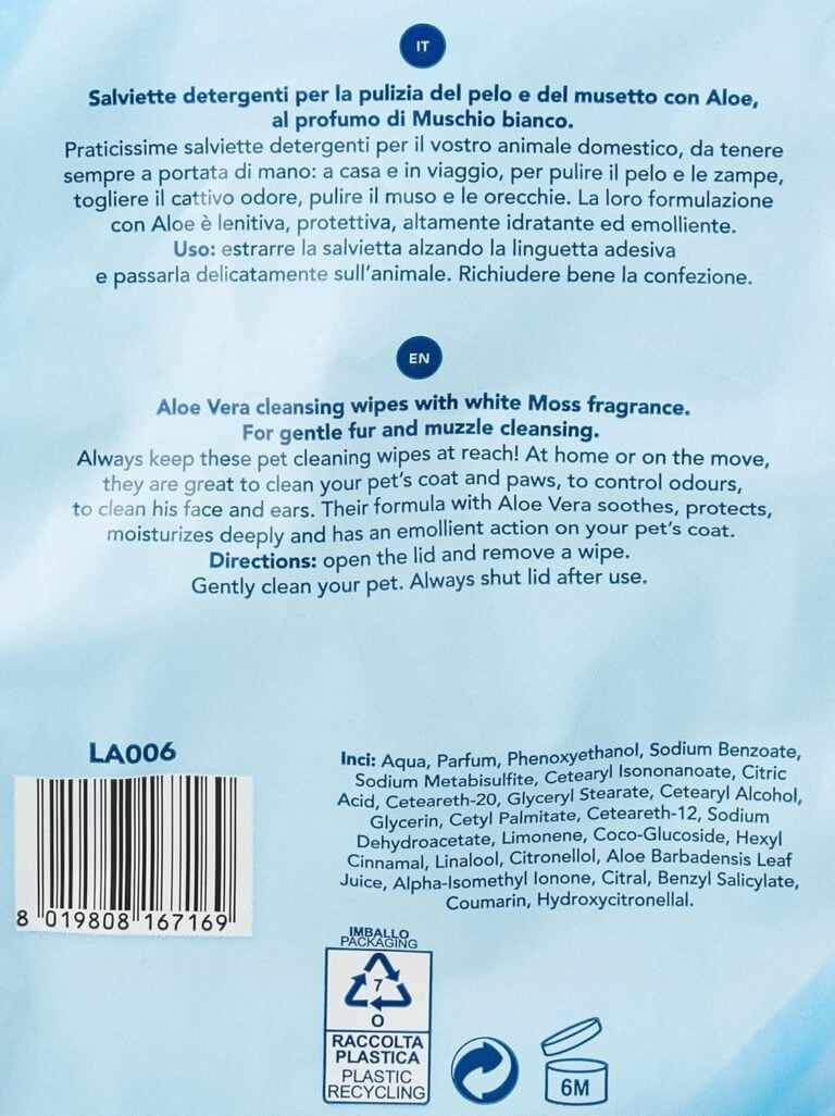 Camon Toallitas Aloe Vera 100Und, Un tamaño 1140 g