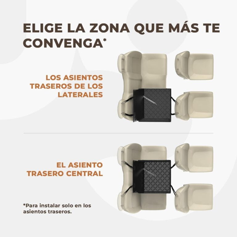 Asiento de Coche para Perro Extra Estable – Asiento Reforzado para Perros de tamaño Mediano con 4 Correas de sujeción, Robusto e Impermeable Asiento de Coche para Mascotas para Asiento Posterior