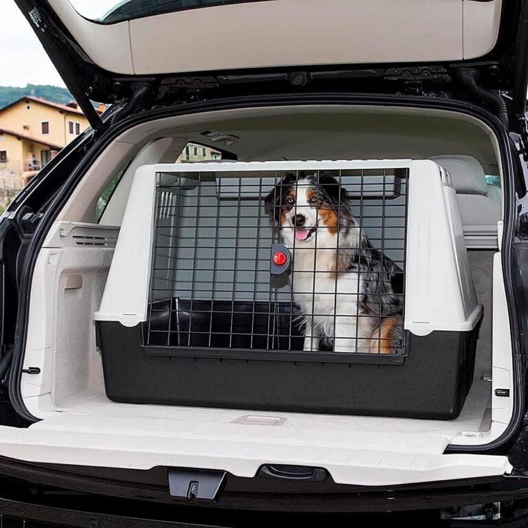 Ferplast Transportín para Perros para Automóvil Atlas Car Mini con Rejillas de ventilación, Alfombrilla de Drenaje incluida