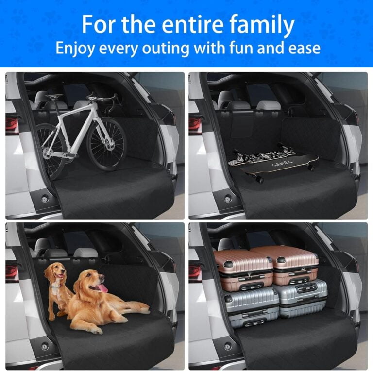 DOBIGER Protector Maletero Coche Perros Universal, Funda Maletero Coche Perros Impermeable, Cubre Maletero Coche Perro para Coche Pequeño Mediano Camión SUV