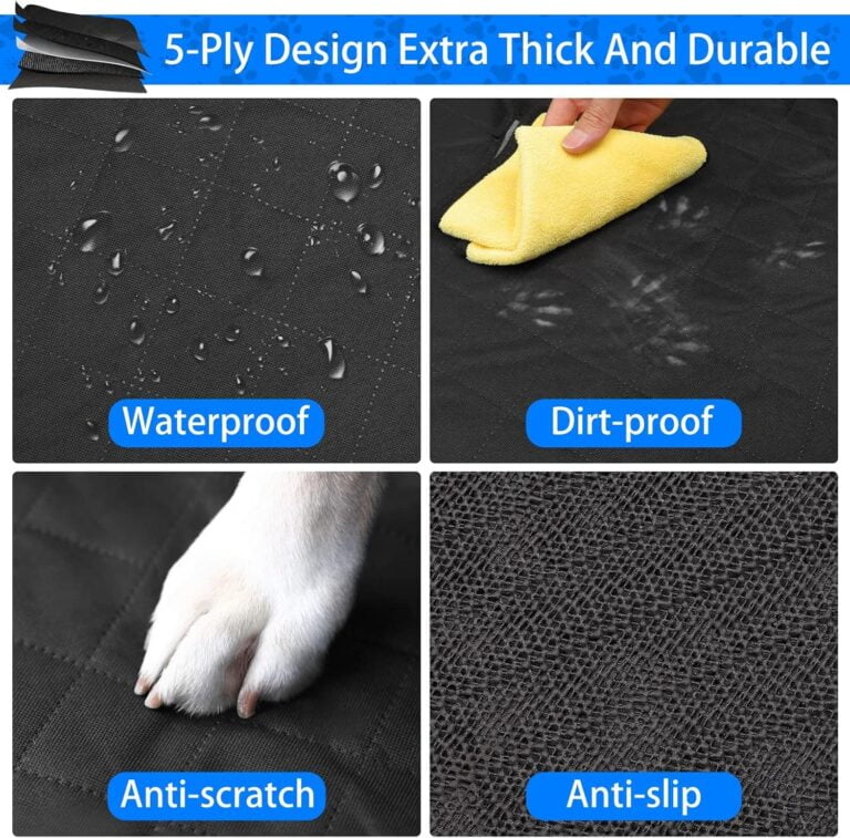 DOBIGER Protector Maletero Coche Perros Universal, Funda Maletero Coche Perros Impermeable, Cubre Maletero Coche Perro para Coche Pequeño Mediano Camión SUV