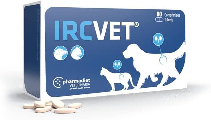 Farmadiet IRC-Vet Blísters con 60 Comprimidos para Perros y Gatos con Insuficiencia Renal Crónica