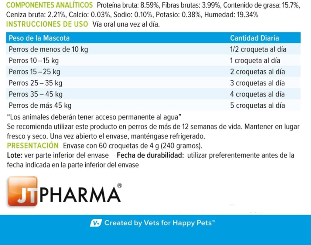 JTPHARMA Glandulex Sacs - 60 Croquetas
