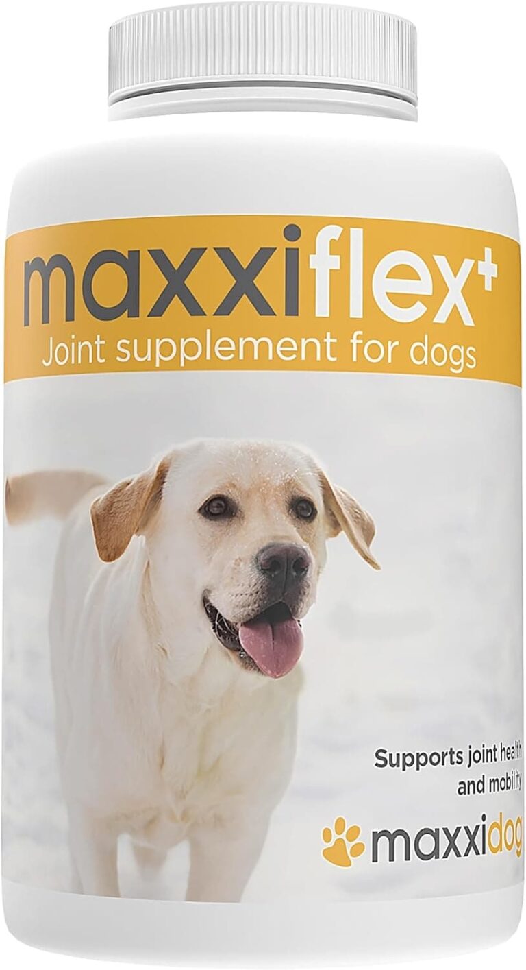 maxxipaws maxxiflex+ Caderas y Articulaciones - Suplemento Condroprotector para Perros Adultos - 120 Comprimidos