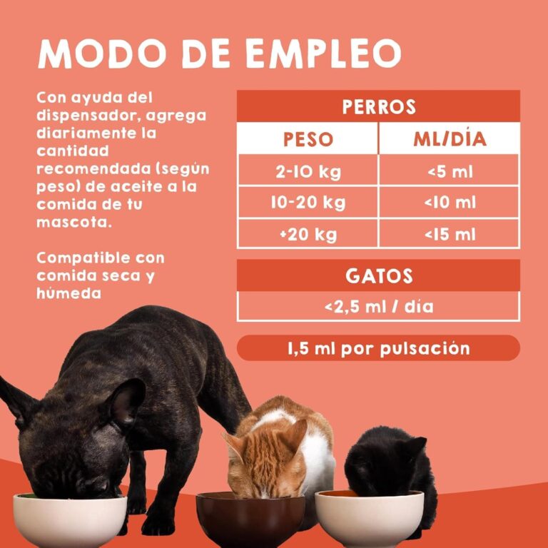 MAIKAI Aceite de Salmon para Perros y Gatos 1 L - 100% Natural y Puro - Fuente de Omega 3 y 6 - Antiinflamatorio - Piel Sana y Pelo Brillante - Vitaminas y Calcio - Articulaciones y Defensas