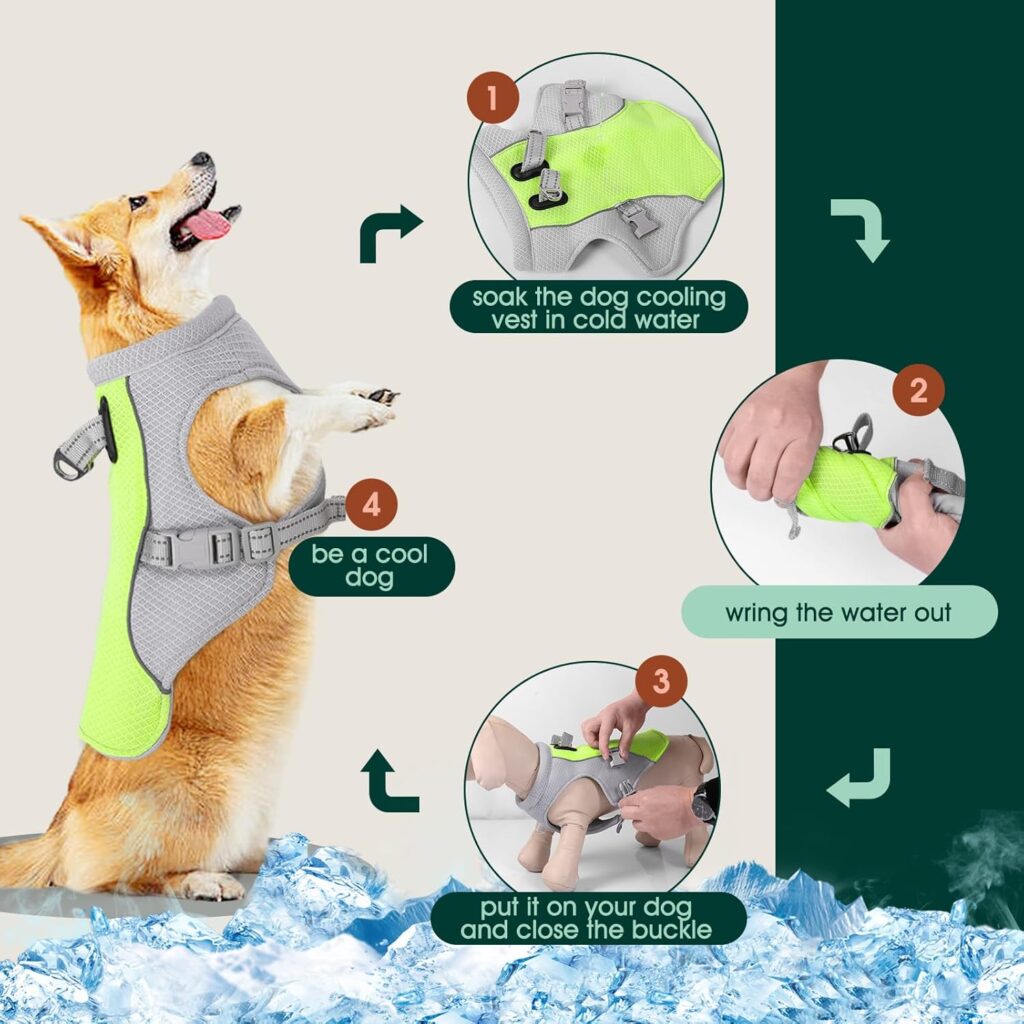Kuoser Chaleco de Enfriamiento para Perros