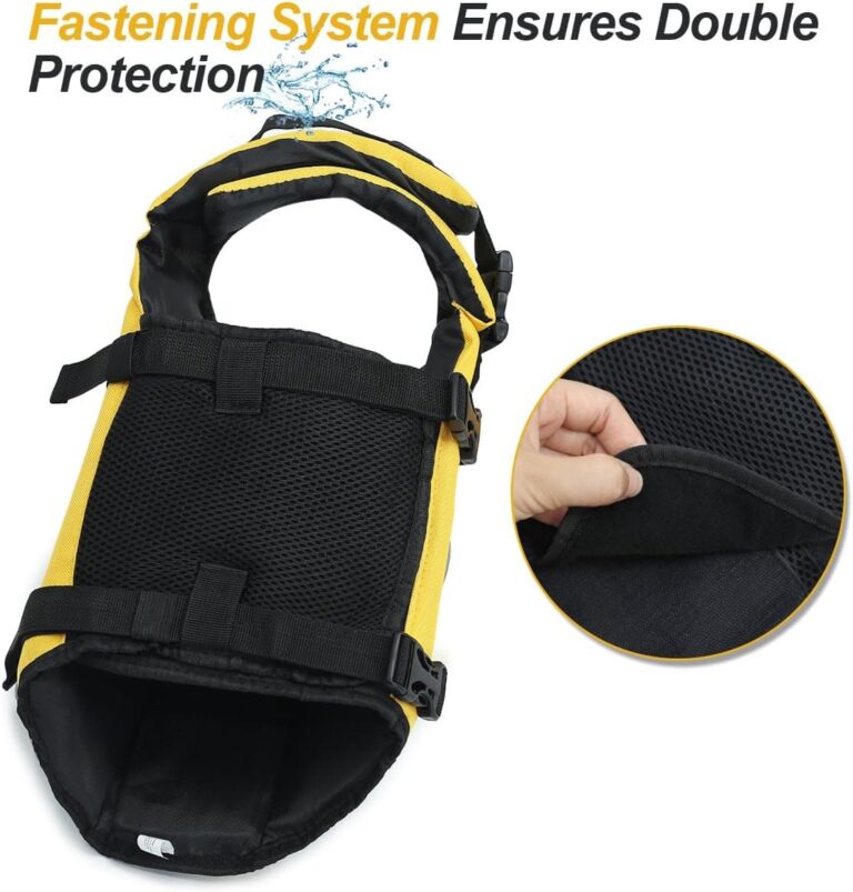 VIVAGLORY Chaleco Salvavidas Ripstop para Perros