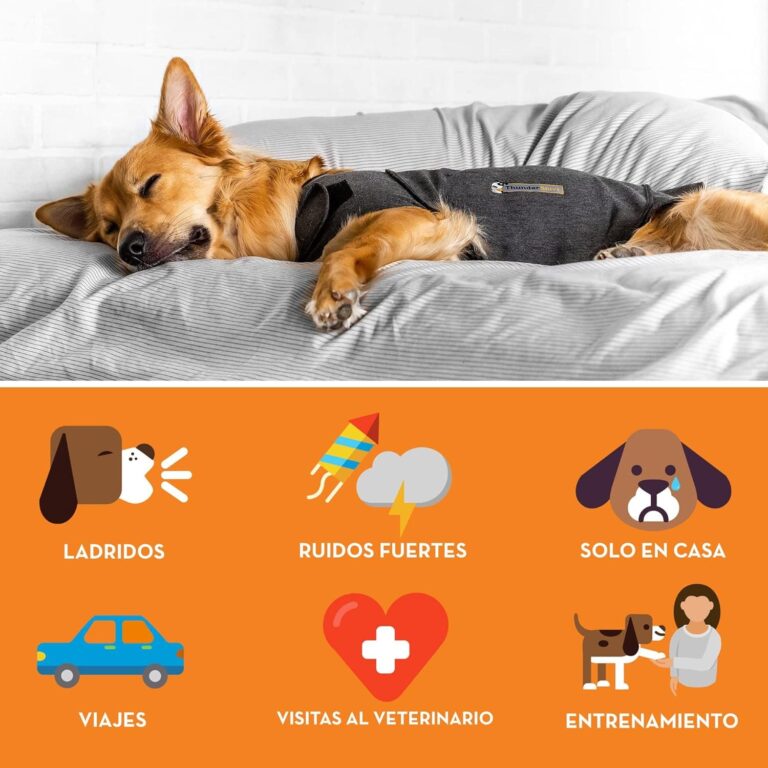 Thundershirt - Chaleco Relajante para Perros - Antiestrés, Ayuda a Reducir la ansiedad, Gris, XL