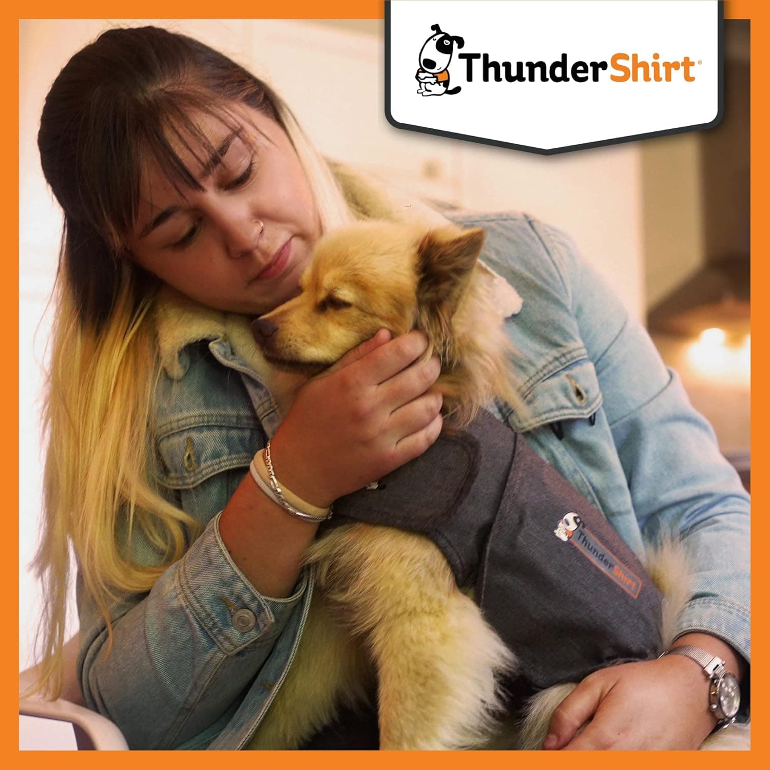 Thundershirt - Chaleco Relajante para Perros - Antiestrés, Ayuda a Reducir la ansiedad, Gris, XL