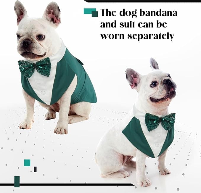 Traje de Esmoquin Formal para Perros