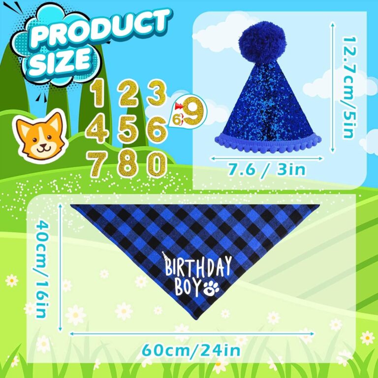 Cobee Juego de gorro de cumpleaños para perro